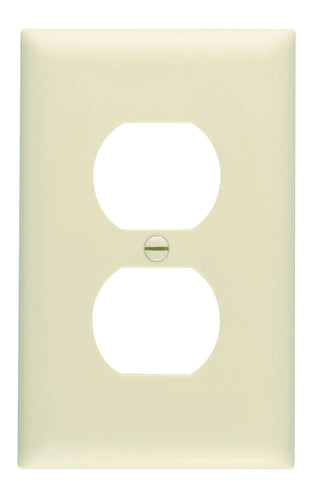 Pass & Seymour Duplex Receptacle Openings, One Gang, Ivory