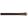 Dresden Cafe Curtain Rod, Oil-Rubbed Bronze, 28 to 48-In.