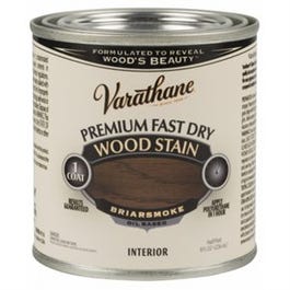 Fast Dry Interior Wood Stain, Oil-Based, Briar Smoke, 1/2-Pt.