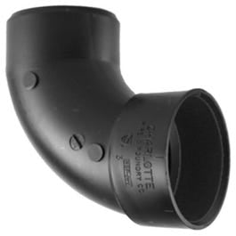 ABS/DWV Pipe Fitting, 90-Degree Street Ell, 2-In.