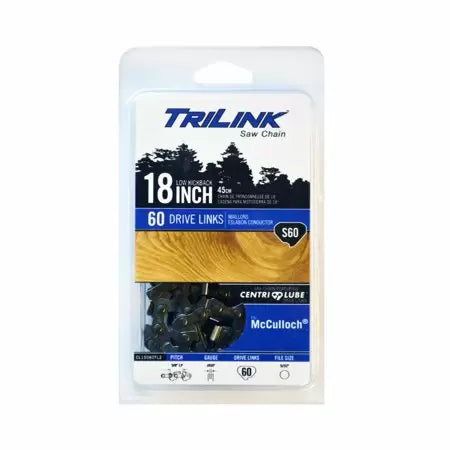 Trilink Saw Chain 18 in. Chainsaw Chain 3/8 LP Semi-Chisel .050 Gauge 60 Drive Links