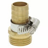 World & Main/Cranbury Solid Brass Hose Coupling 3/4 Male