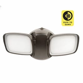 LED Dual Flood Light Fixture, 1750 Lumens, 25-Watt