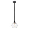 Globe Electric Harrow 1-Light Matte Black Pendant