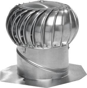 14 in. Mill Finish Aluminum Internally Braced Whirlybird Wind Turbine