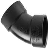 45-Degree Pipe Ell, ABS DWV, 1-1/2-In.