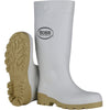 Boss 8071437 16 in. PVC Plain Waterproof Boots for Unisex White - Size 12 US - S