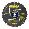 Marathon Circular Saw Blade, Carbide-Tipped, 24T, 7-1/4-In.
