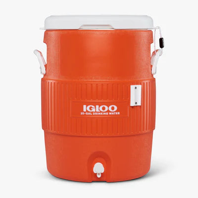 Igloo 10 Gallon Seat Top Water Jug With Cup Dispenser