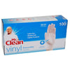 Mr. Clean, Disposable Vinyl, 100ct Latex Free, Powder Free, Beaded Cuff Gloves
