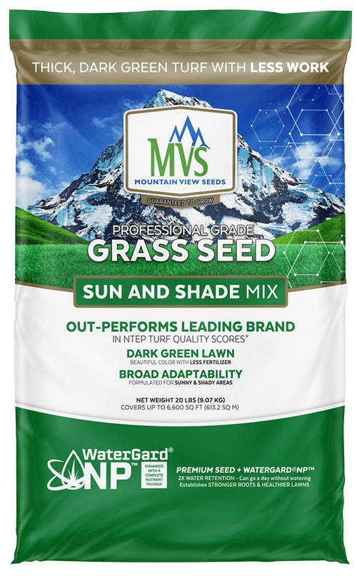 Mountain View Seeds M94 20 lbs Mountain View Sun & Shade Grass Seed