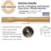 Link Handles 14 hatchet Handle, for No. 2 shingling, half-hatchet, claw, and No. 1 broad hatchets