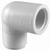 Pipe Fitting, PVC Street Elbow, 90-Degree, White, 3/4-In.