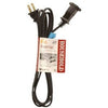 6-Ft. 16/2 HPN, Black Heater & Appliance Cord