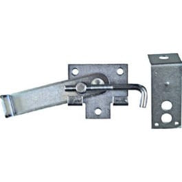 Hook Jamb Latch Fits Barn Door Frames 1.5 & 3.5-In. Thick, Cam-Action, Zinc, 4-In.