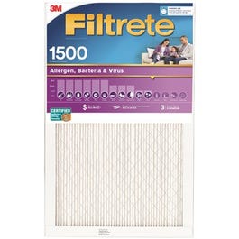 Pleated Furnace Filter, Ultra Allergen Reduction, 3-Month, Purple, 14x20x1-In.