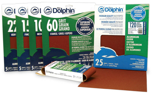 Linzer Blue Dolphin Aluminum Oxide Sandpaper Belts, 80-Grit, 3 x 24-In. 2 Pack (3 x 24)