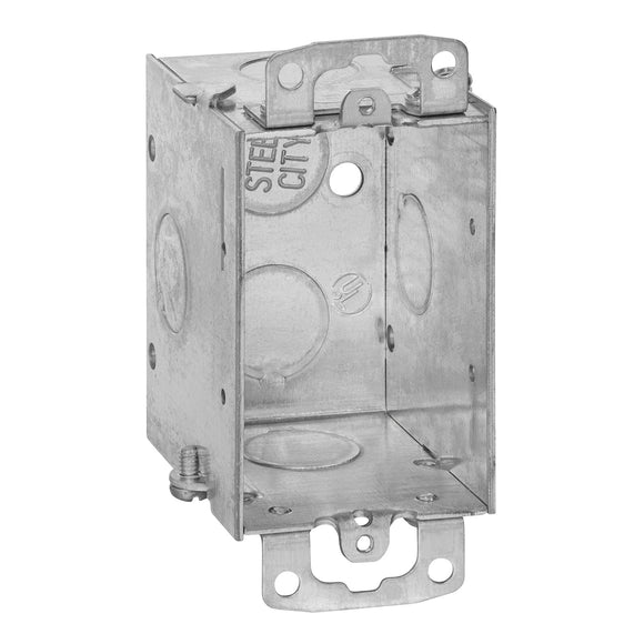 Thomas & Betts Steel City  Gangable Switch Box, Steel, 3