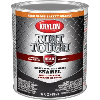 Krylon K09767008 Rtq9767 Qt Gloss Safety Orange