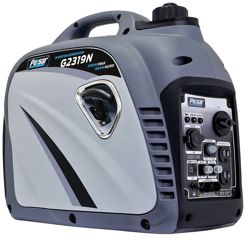 Pulsar 2,300W Portable Gas-Powered Inverter Generator with USB Outlet & Parallel Capability