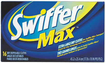 SWIFFER 16 CT MAX DRY REFILL 17 IN