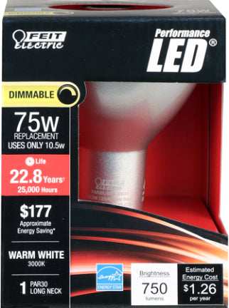 PAR30 WARM WHITE 3000K LED