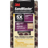 3M SandBlaster Ultra Flexible 2-1/2 In. x 4-1/2 In. x 1 In. 80 Grit Medium Sanding Sponge