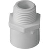 Charlotte Pipe 3/4 In. x 1 In. Schedule 40 Male PVC Adapter