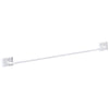 Decko Diamond Bar Design 24 In. White Towel Bar