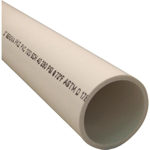 Charlotte Pipe 2 In. x 5 Ft. PVC-DWV Dual Rated Schedule 40 Pipe