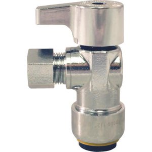 Apollo 3/8 In. OD X 1/2 In. QC Quick Connect Angle Valve