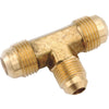 Anderson Metals 1/2 In. x 3/8 In. Brass Forged Flare Reducing Tee
