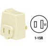 Leviton Ivory 13A Plug-In Switch Adapter