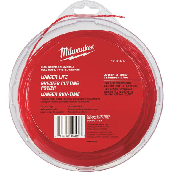 Milwaukee 0.095 In. x 250 Ft. Trimmer Line