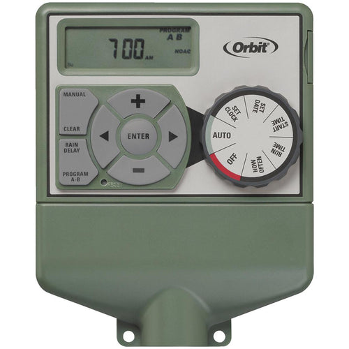 Orbit Easy Dial 4-Station Indoor Hardwired Sprinkler Timer