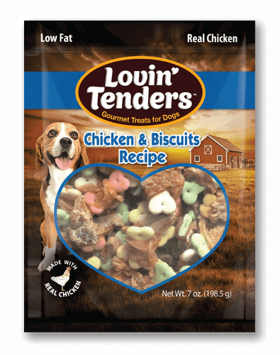 Lovin' Tenders Chicken & Biscuits Recipe Dog Treats, 7 oz