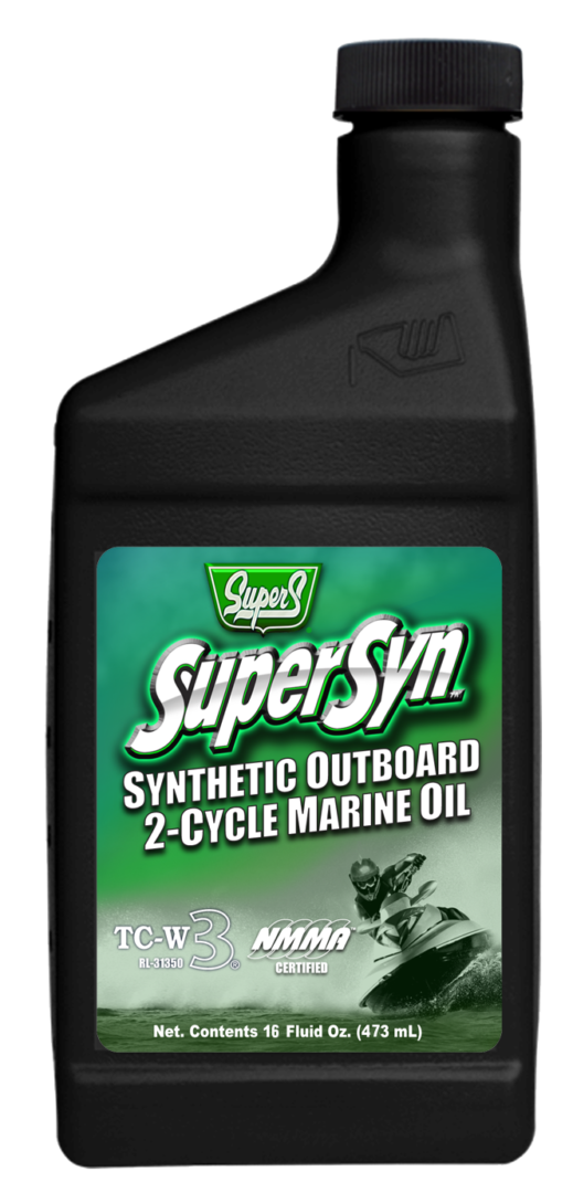 Super S® Supersyn Synthetic Tc-W3 2-Cycle Outboard Oil 16 oz.