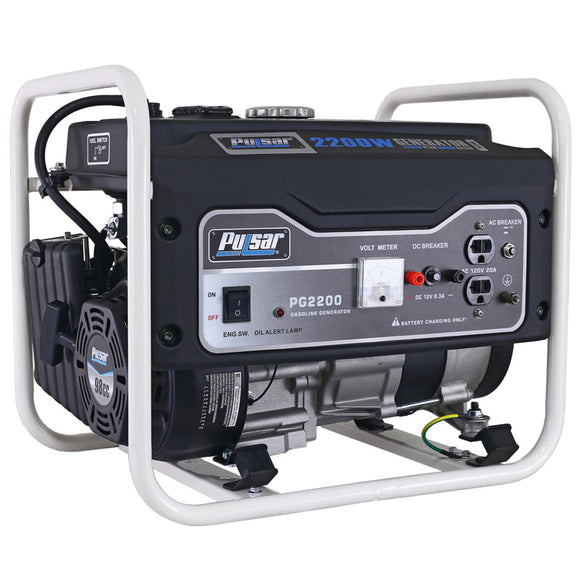 Pulsar 2200 Watt Gasoline Portable Generator, CARB Approved