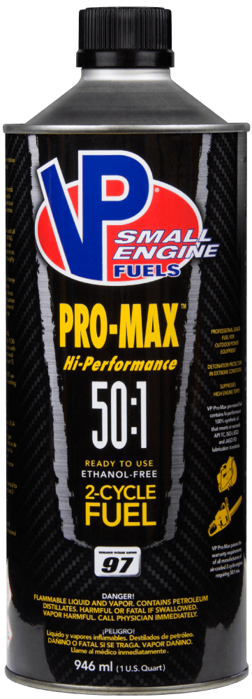 VP Racing ProMax™ 50:1 (97 Octane) Premix 2 Cycle Fuel For Small Engines 1 Qt.