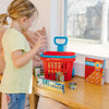 Melissa & Doug Fill & Roll Grocery Basket Play Set