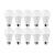 Satco 11419 - 14A19/LED/E26/850/120V/10PK S11419 A19 A Line Pear LED Light Bulb