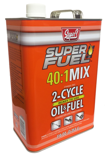 Smittys Supply Super S Superfuel 2-Cycle Oil & Fuel 40:1 Mix 1 Gallon