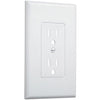 Hubbell Electrical 2500W Masque Duplex Cover, White ~ 1 Gang