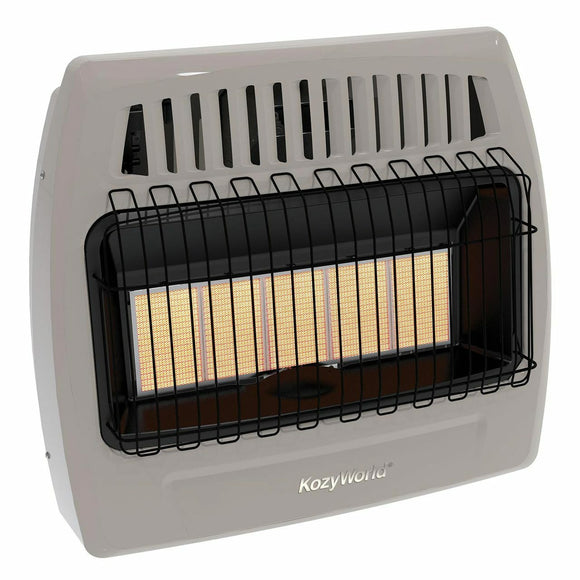 World Marketing Comfort Glow KWN523 30,000 Btu 5 Plaque Natural Gas(NG) Infrared Vent Free Wall Heater
