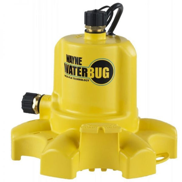 WWB | WAYNE WaterBUG® With Multi-Flo Technology | WAYNE Pumps