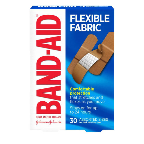 BAND-AID® Brand Flexible Fabric Bandages 3/4 in x 3 in