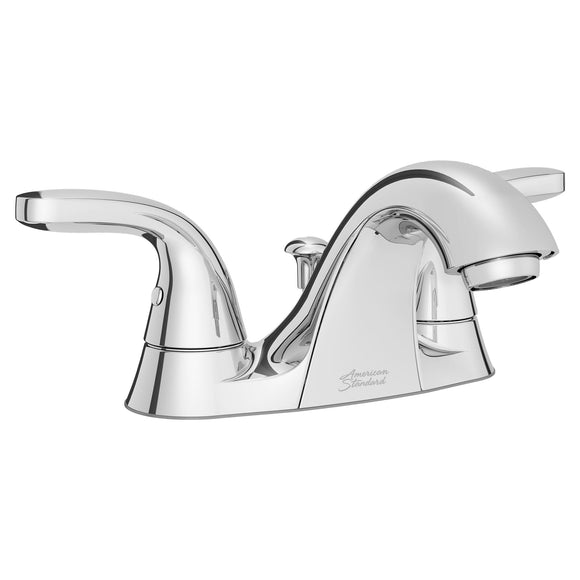 Cadet 2.0 GPM 4-In. Centerset 2-Handle Bathroom Faucet 1.2 GPM with Plastic Drain