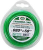 HB Smith Heavy Duty Nylon Trimmer Line 0 .080 x 50 ft. Green (0 .080 x 50', Green)