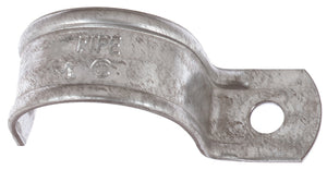 Thomas & Betts 1/2" Steel One Hole Strap, Zinc Plated