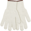 Kinco Heavyweight Polyester-Cotton Blend String Knit Glove, White, Large